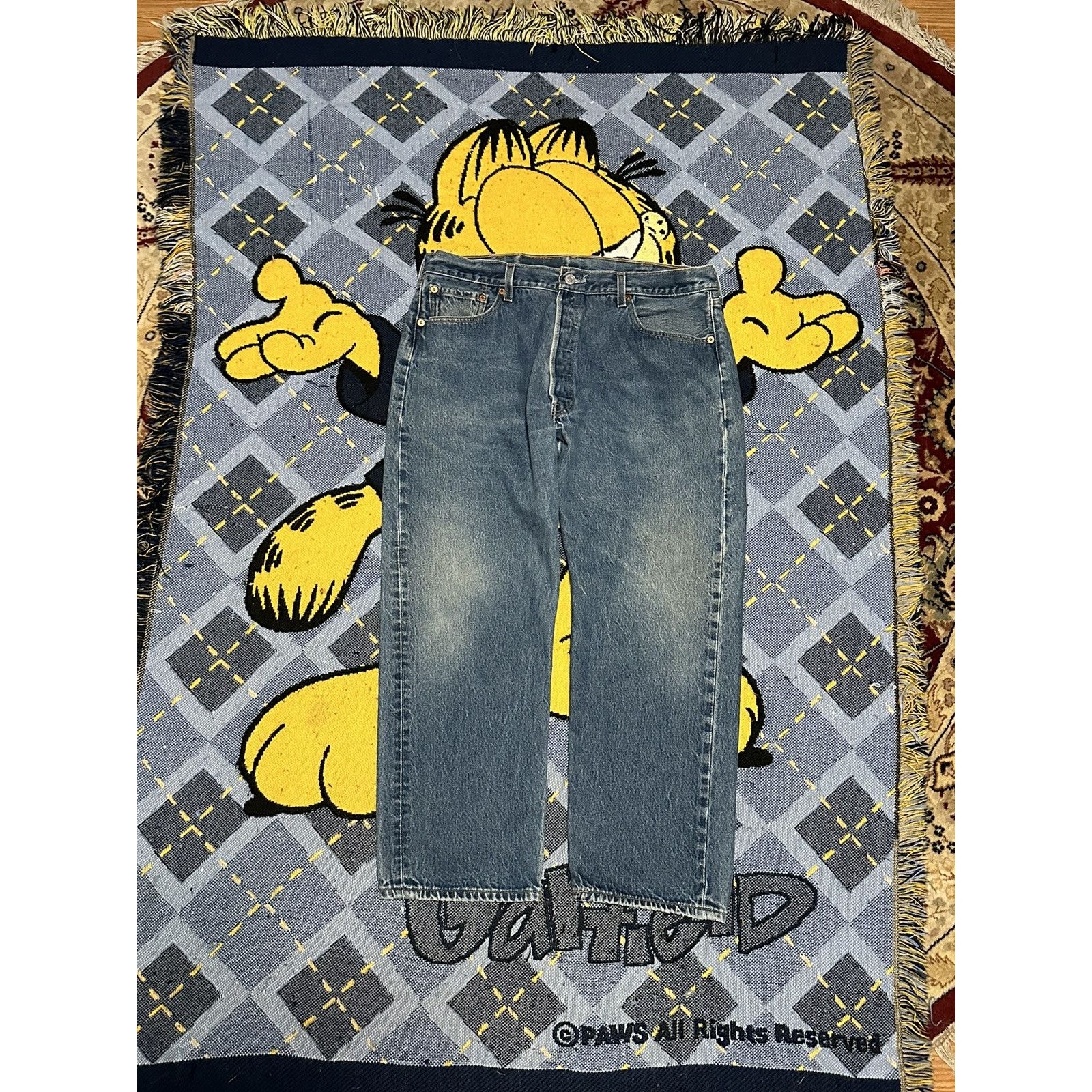 Vintage Levi’s 501xx Faded Denim Jeans